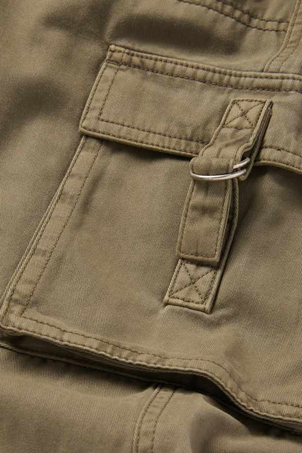 Kinder Mädchen - Cargohose - khaki