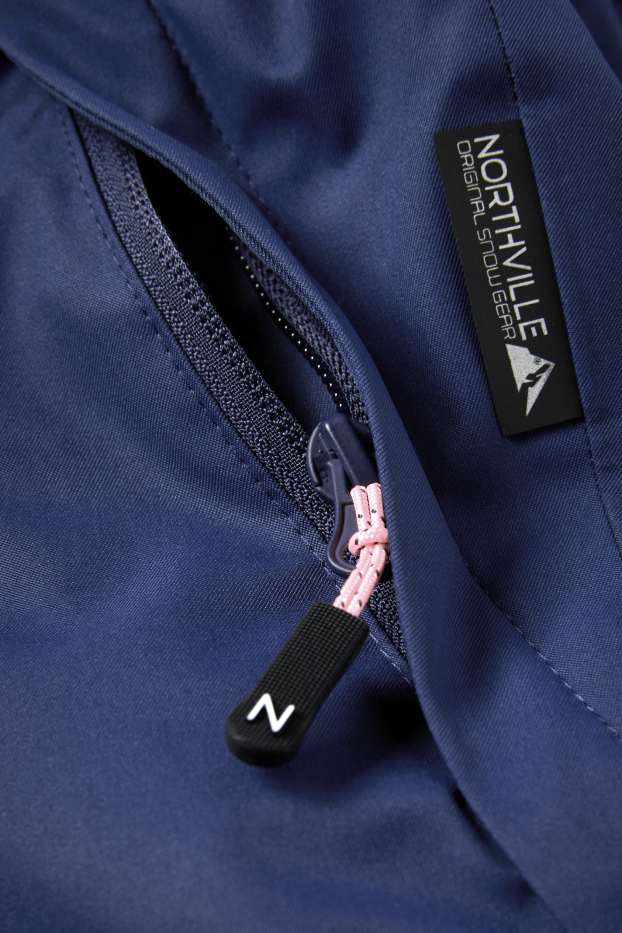 Children Girls - Ski pants - waterproof - dark blue