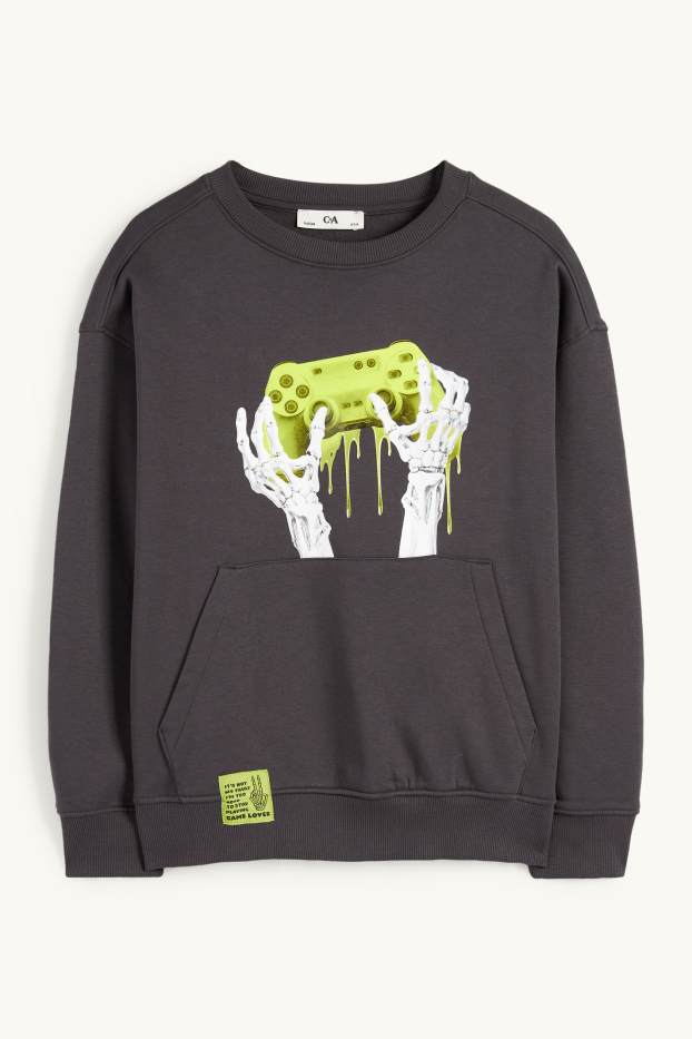 Children Boys - Gaming - sweatshirt - dark gray