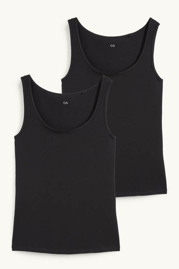 Donna - Confezione da 2 - top  - nero