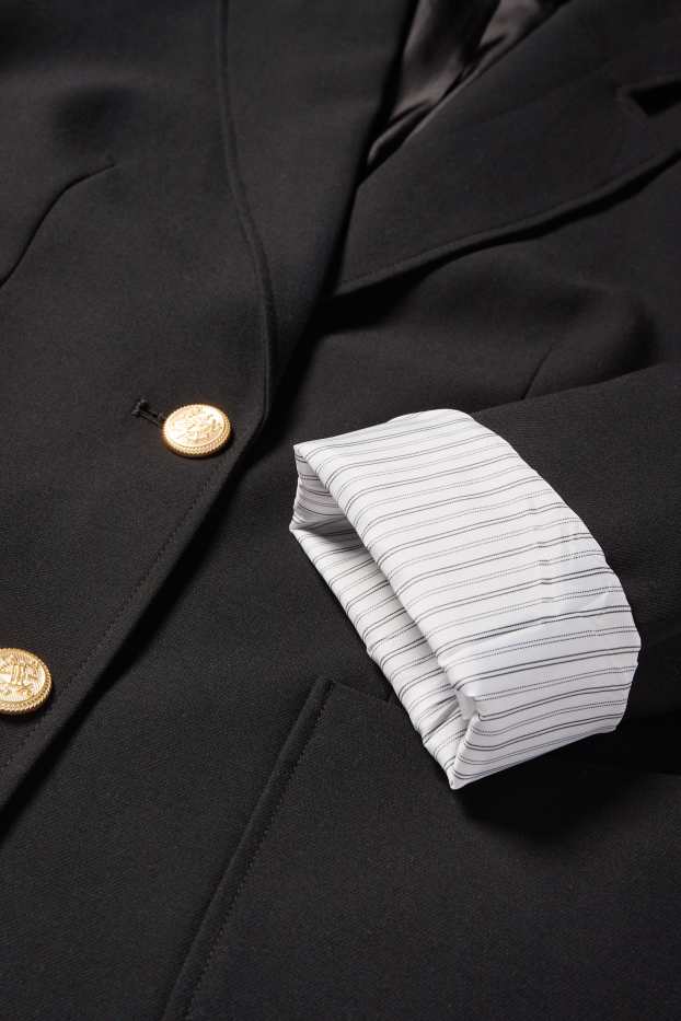 Damen - Business-Blazer - Regular Fit - schwarz