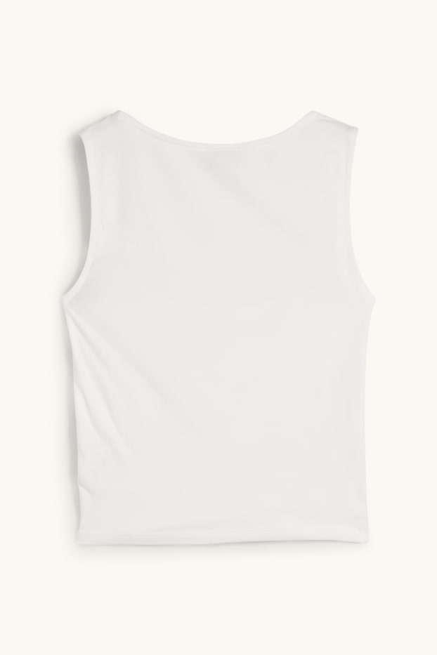 Damen - Crop Top - weiß