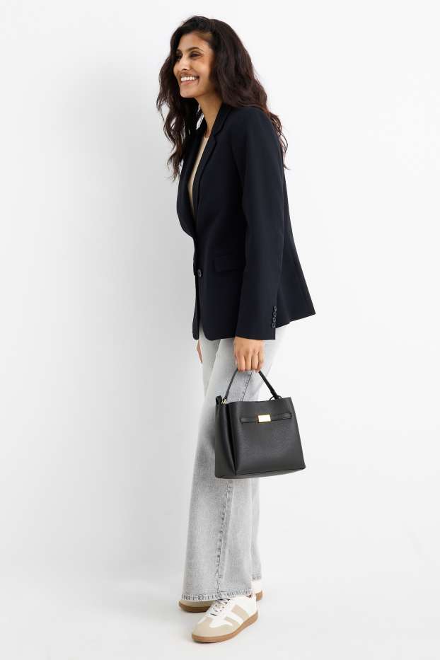 Femmes - Sac à bandoulière - matière synthétique - noir