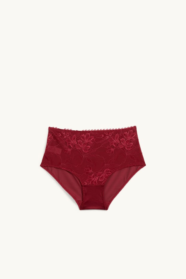 Women - Knickers - dark red