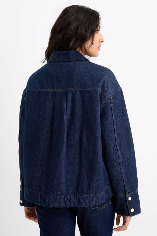 Femei - Jachetă din denim - denim-albastru închis