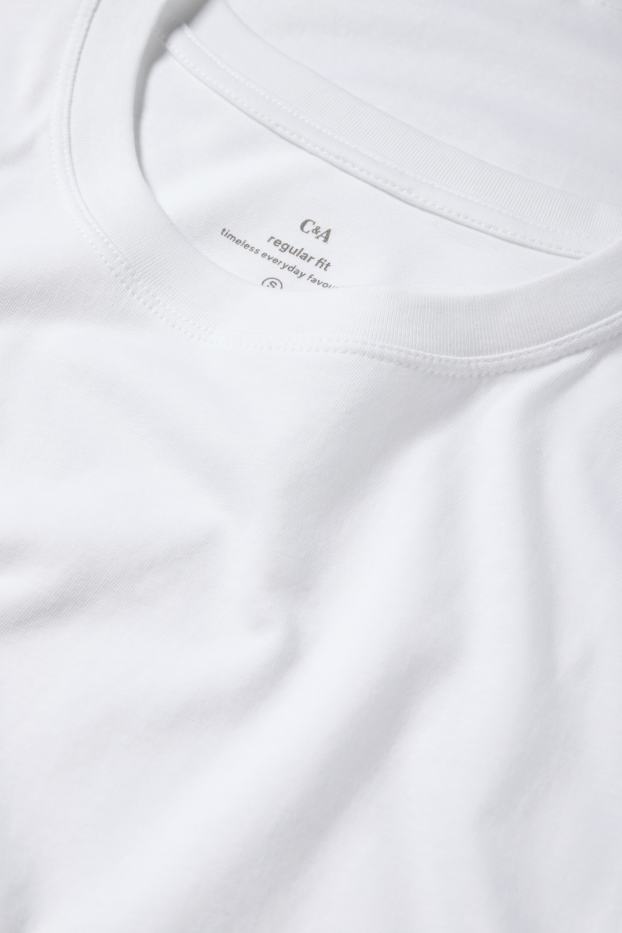 Femmes - T-shirt - regular fit - blanc