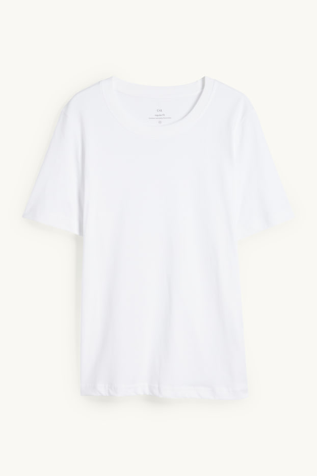 Femmes - T-shirt - regular fit - blanc