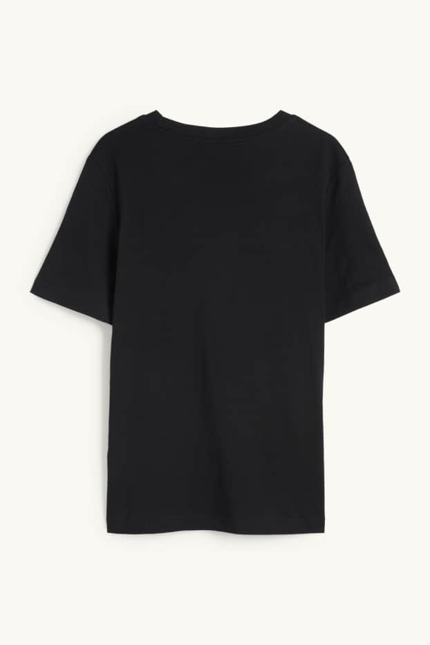 Dames - T-shirt - regular fit - zwart
