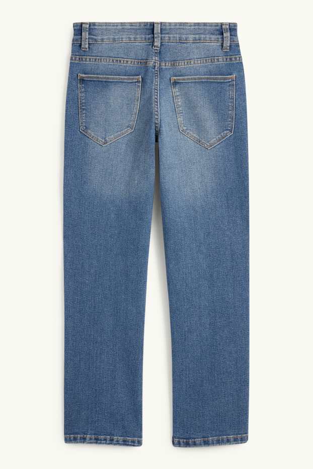 Kinderen: jongens - Straight jeans - jeansblauw
