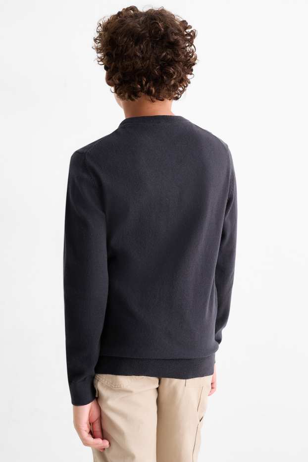 Kinder Jungen - Pullover - dunkelblau