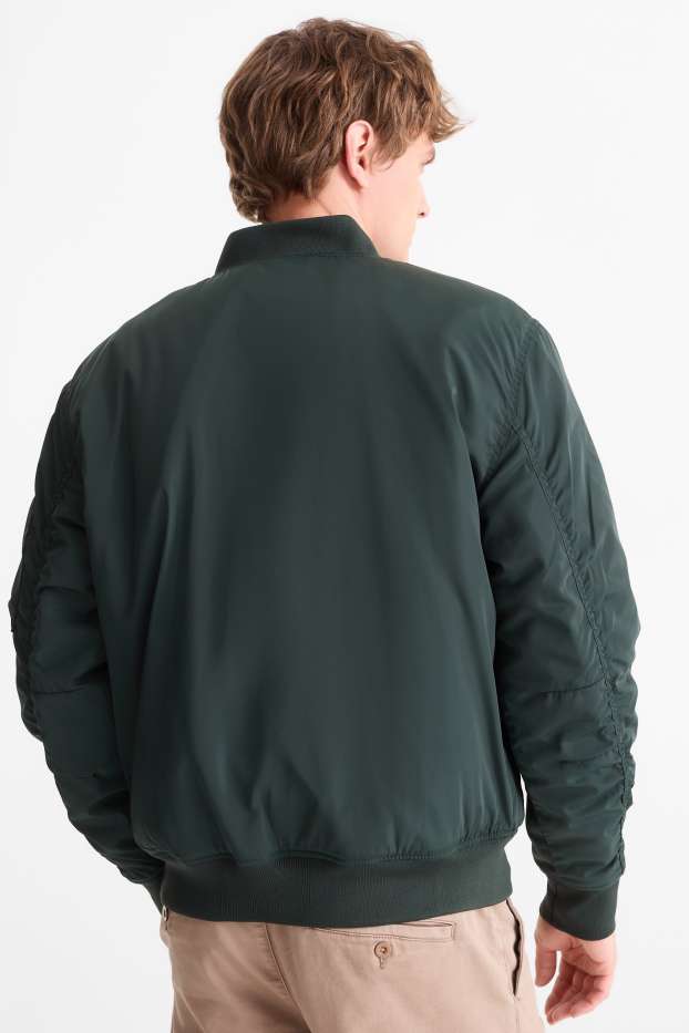 Hommes - Blouson aviateur - vert foncé