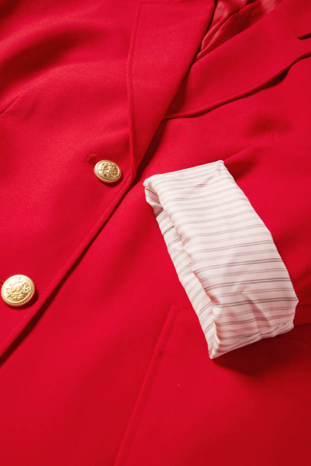 Femmes - Blazer - relaxed fit - rouge