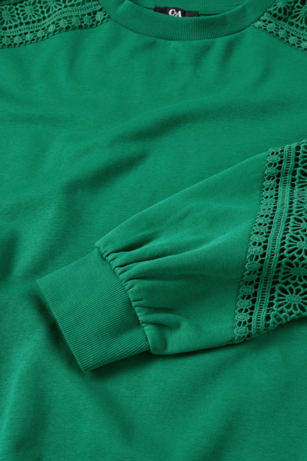 Damen - Sweatshirt - grün
