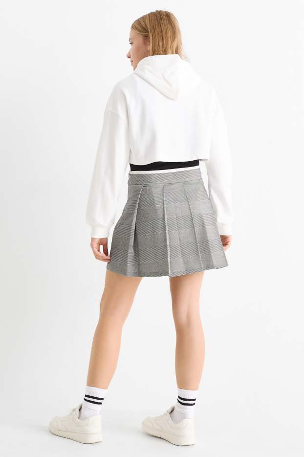 Bambine - Gonna - a quadretti - bianco / nero