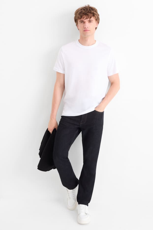 Herren - Straight Jeans - LYCRA® - dunkeljeansblau