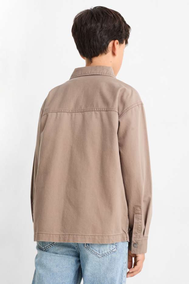Children Boys - Shirt jacket - light brown