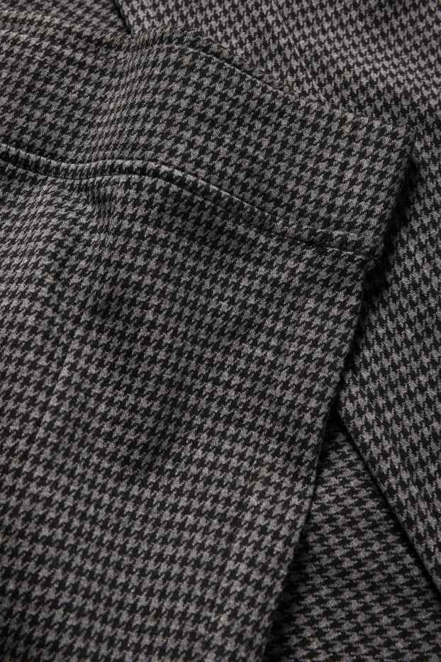 Femmes - Legging - à carreaux - gris foncé