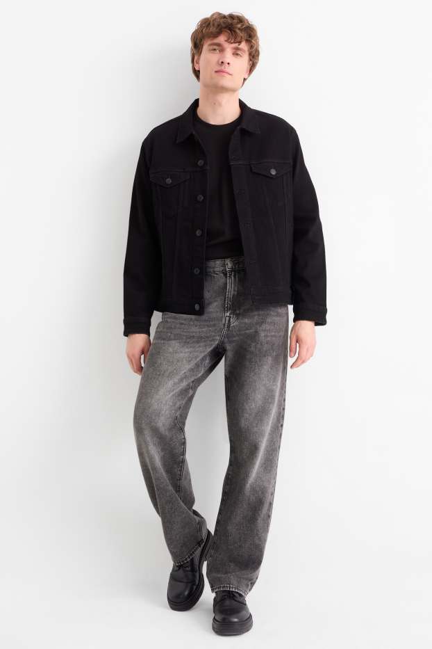 Men - Relaxed jeans - denim-gray