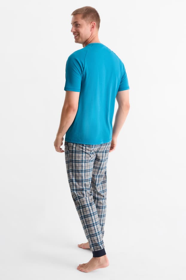 Heren - Pyjama - petrol