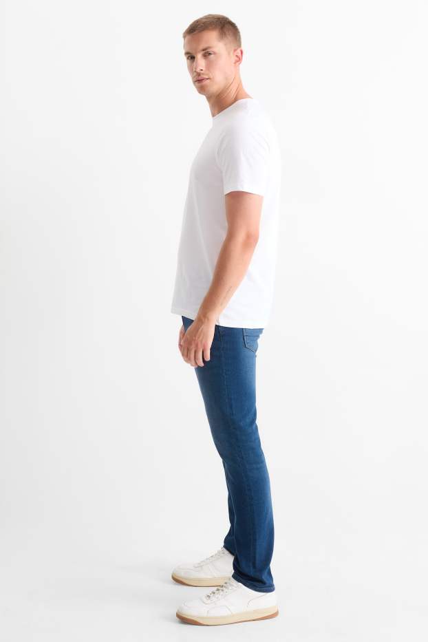 Pánské - Slim jeans - Flex jog denim - LYCRA® - džíny - modré
