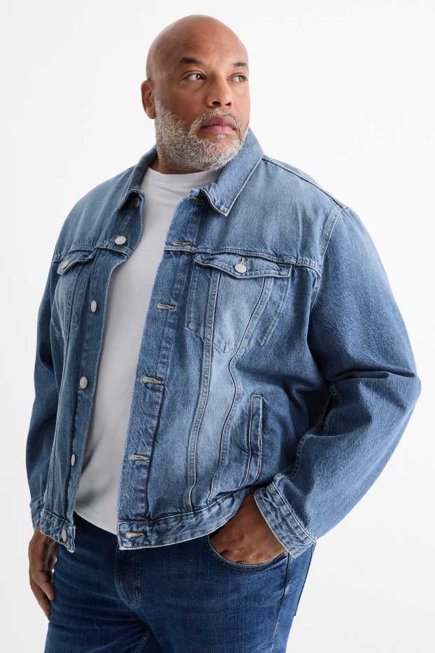 Herren - Jeansjacke - helljeansblau