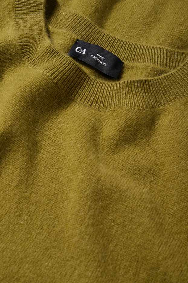 Dames - Trui van kasjmier - groen