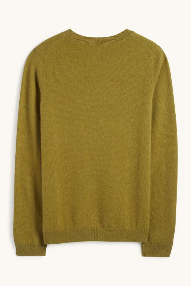 Dames - Trui van kasjmier - groen