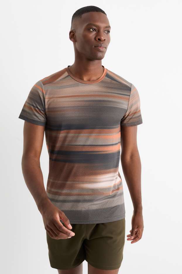 Home - Samarreta tècnica - amb motiu - marró