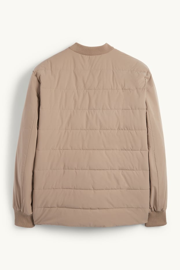 Heren - Blouson met stiksels - waterafstotend - beige