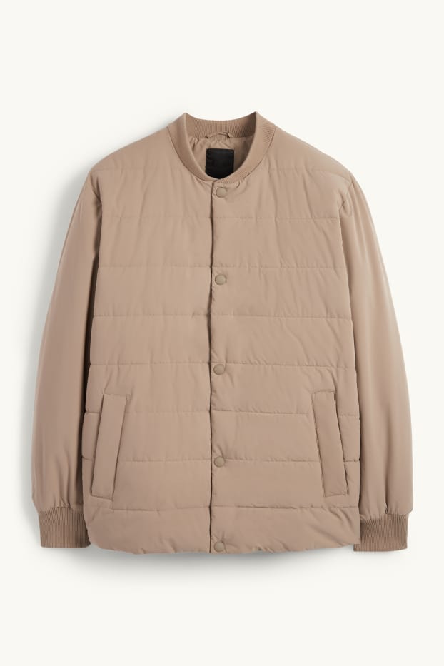 Heren - Blouson met stiksels - waterafstotend - beige