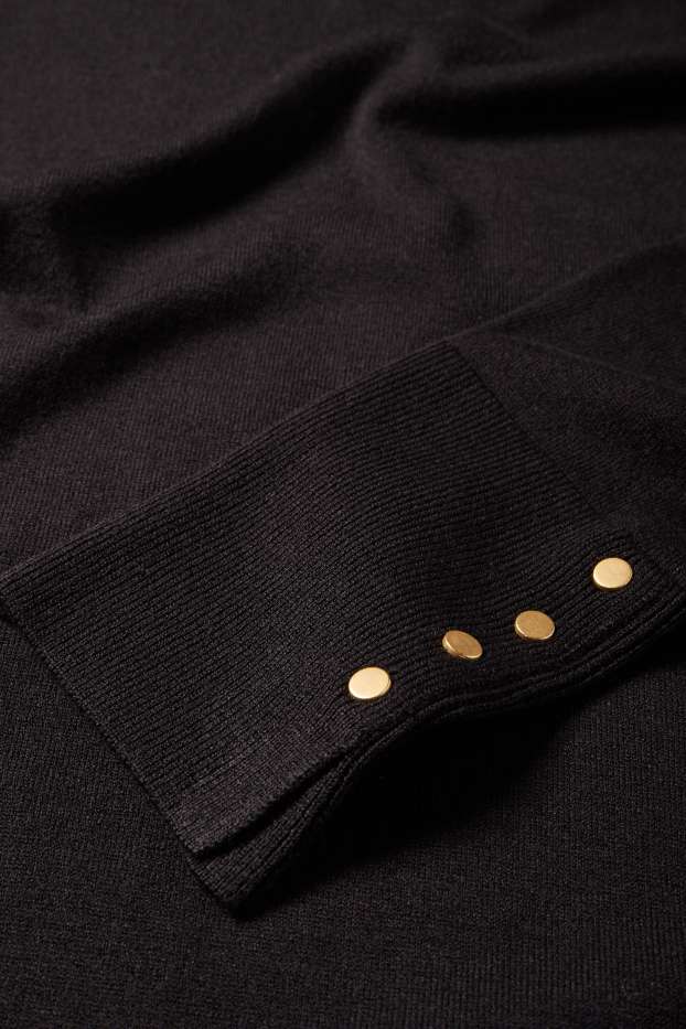 Femmes - Robe en maille - noir
