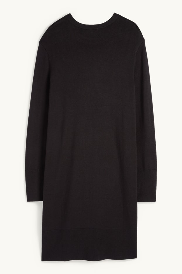 Femmes - Robe en maille - noir