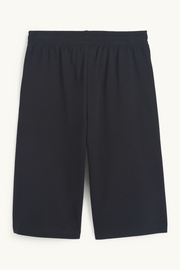 Children Girls - California - sweat Bermuda shorts - black