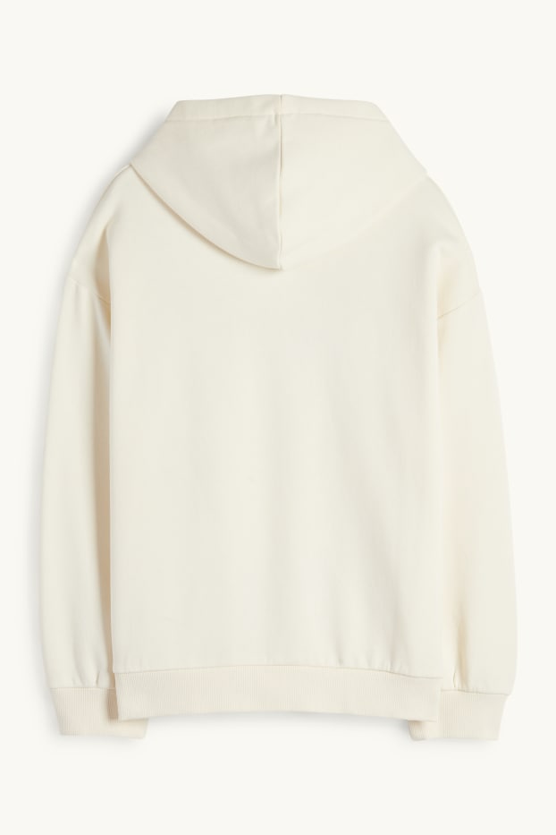 Enfants filles - Lilo & Stitch - sweat à capuche - blanc crème