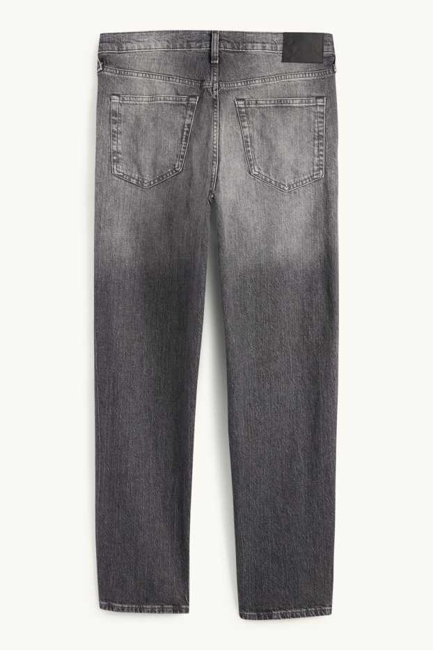 Men - Relaxed tapered jeans - LYCRA® - denim-gray