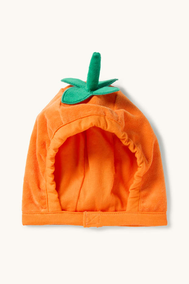 Nadó nena - Halloween - carbassa - disfressa per a nadó - 3 peces - taronja