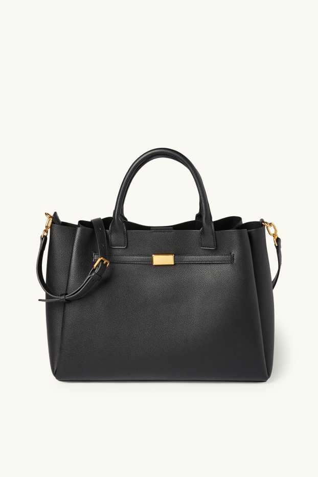 Dona - Bossa shopper gran amb la nansa extraïble - pell sintètica - negre