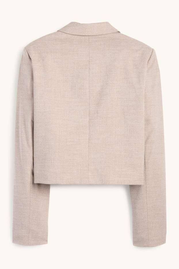 Femei - Blazer office - regular fit - structurat - bej