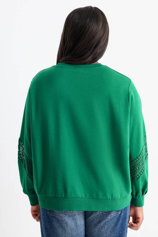 Damen - Sweatshirt - grün