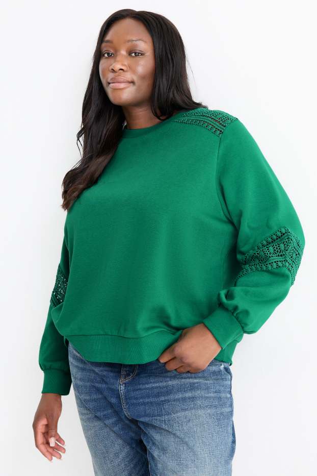 Damen - Sweatshirt - grün