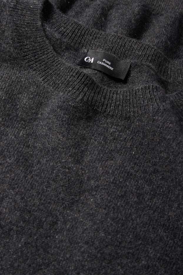 Femmes - Pull en cachemire - gris foncé