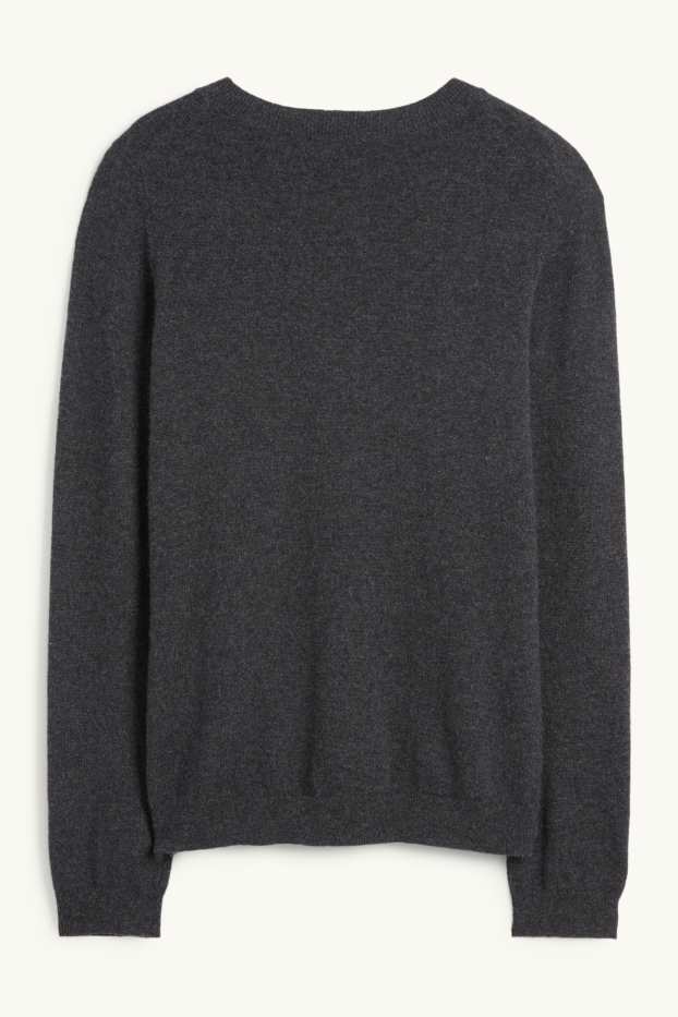Femmes - Pull en cachemire - gris foncé