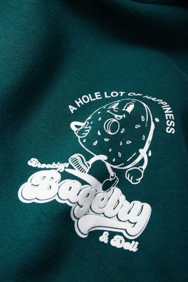 Children Girls - Bagel - hoodie - green