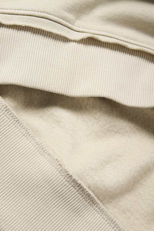 Children Boys - Skateboard and cactus - hoodie - beige