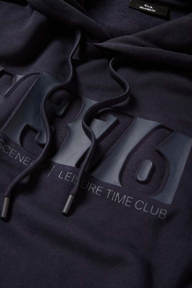 Men - Hoodie - dark blue