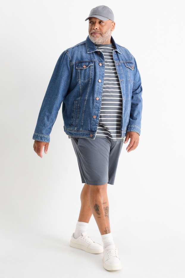Hombre - Shorts deportivos - gris oscuro