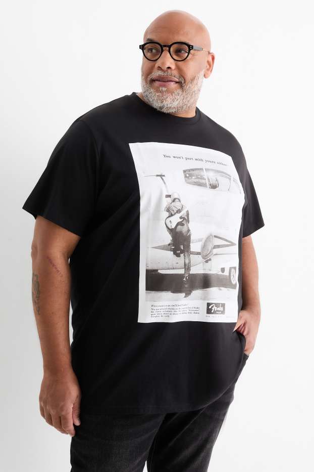 Hommes - T-shirt - regular fit - Fender - noir