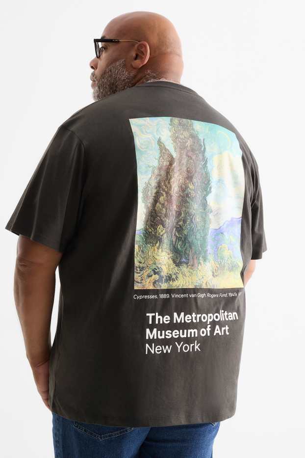 Hommes - T-shirt - relaxed fit - Vincent van Gogh - noir