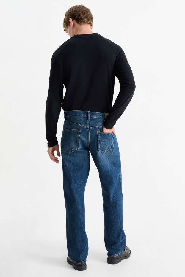 Hommes - Relaxed jean - jean bleu