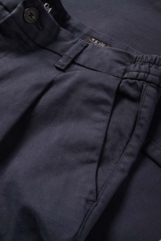 Hommes - Chino - bleu foncé